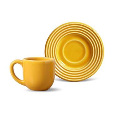 Imagem de CONJUNTO C/ 6 XÍCARAS DE CAFÉ C/ PIRES ARGOS MOSTARDA 72 ml
