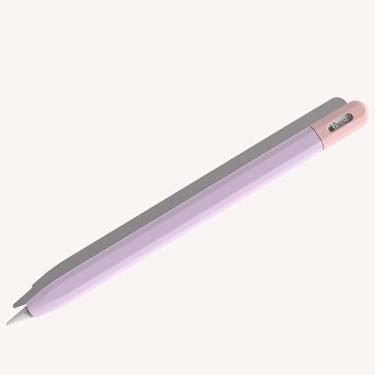 Imagem de Capa protetora de silicone para Apple Pencil USB-C cor acessórios (roxo)