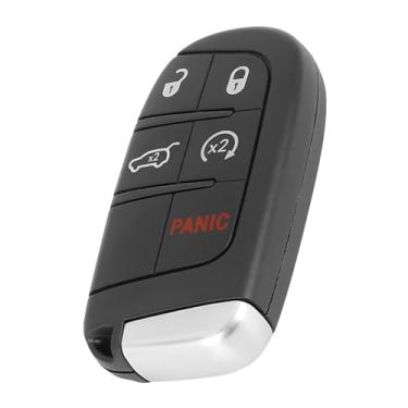 Imagem de Controle remoto GQ4-54T 433 MHz com 5 botões, entrada sem chave, para Jeep Cherokee 2014-2022, substitui 68141580AA 68141580AB 68141580AC 68141580AD 68141580AE 68141580AF