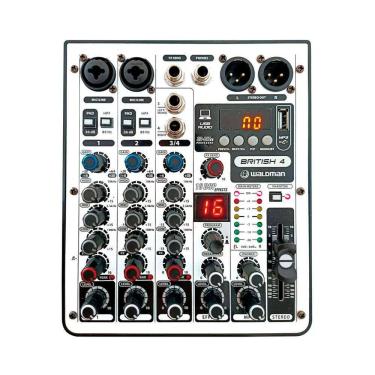 Imagem de Mesa de Som Waldman British B-4 - 4 Canais - MS0091