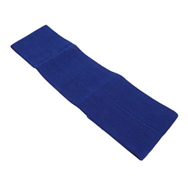 Imagem de Faixa de Resistência para Levantamento de Peso, Proteção de Cotovelo Supino Slingshot Agachamento Faixa Elástica de Fitness Bandagem Protetora para Juntas Azul (L)
