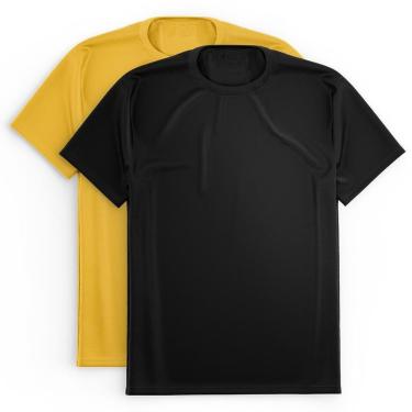 Imagem de Kit 2 Camisetas Via Basic Dry Academia Proteção Solar UV Masculina-Masculino