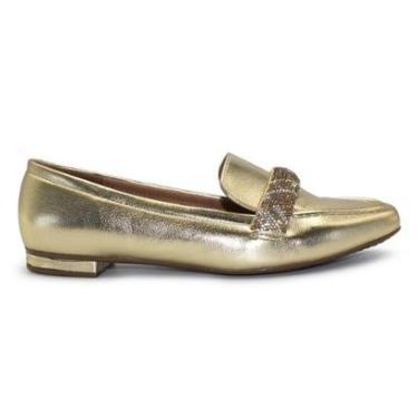 Imagem de Mocassim Vizzano Metalizado Premium Tira Strass 1351.107-Feminino