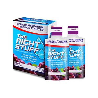 Imagem de The Right Stuff Concentrado de bebida eletrolítica - caixa com 10 bolsas - uva