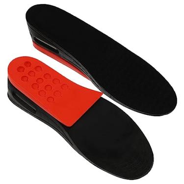 Imagem de Altura sapato inserções altura aumento palmilha altura palmilha altura sapato pad/971 (Color : Black, Size : M)