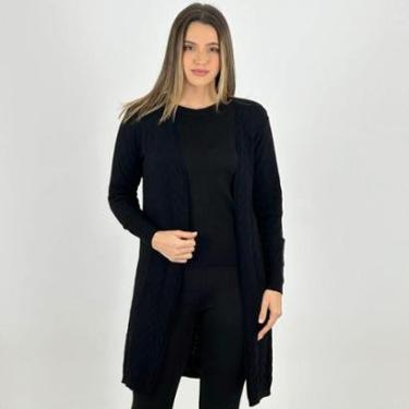 Imagem de Casaco Via Tricot Cardigan Aberto Feminino-Feminino