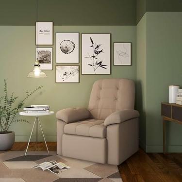 Imagem de Poltrona Retrátil e Reclinável Estoril Latte