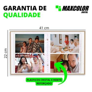 Imagem de Album 300 fotos 10x15 azul cores rebite - ical 164