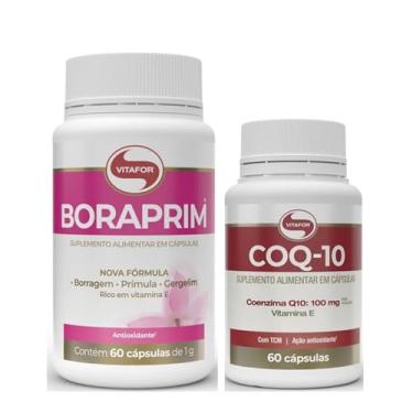 Imagem de Combo Boraprim Oleo De Primula E Gergelim 60 Caps e Q10 100mg 60 Caps Vitafor
