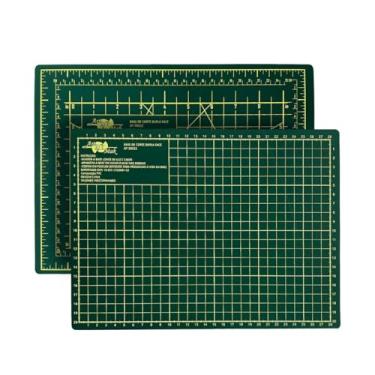 Imagem de Base de Corte A4 30x22 cm Mesa de Apoio Placa para Corte Costura Patchwork Artesanato (Verde)