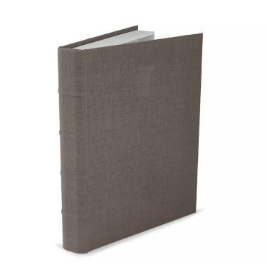 Imagem de Livro Caixa com Revestimento em Linho Marrom 31cm 18722 - Mart