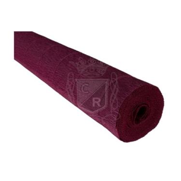 Imagem de Papel Crepom Italiano 140g Cartotecnica Rossi - 50cm x 2,5m - Kit 05 Rolos (988 Bordô)