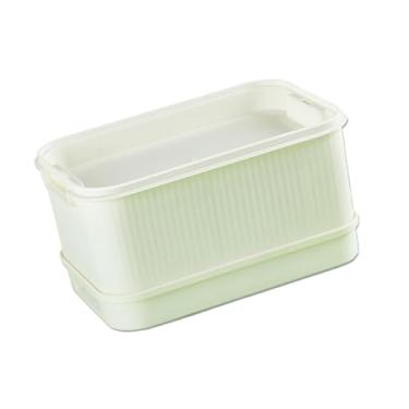 Imagem de Gralara Bandeja de Brotos de Sementes Mini Estufa Kits de Germinação Bandeja de Início de Sementes Multiuso para Brócolis Baunilha Perilla Alfalfa Rabanete, branco