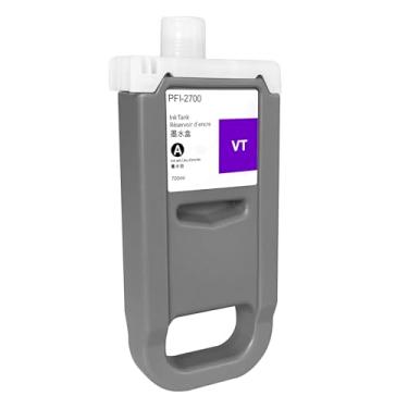 Imagem de Dikarsum Cartucho de tinta violeta de substituição PFI-2700 para tanque de tinta Canon PFI-2700 V compatível com impressora imagePROGRAF GP-2000 GP-4000 GP-4600S GP-6600S