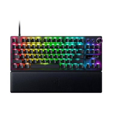 Imagem de Teclado Gamer Razer Huntsman V3 Pro TKL, Chroma RGB, Switch óptico, An
