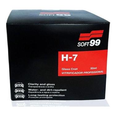Imagem de Vitrificador Para Pintura Automotiva Coating Soft99 50ml H7 - Kit de P