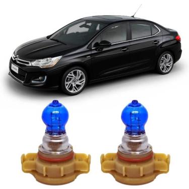 Imagem de Lâmpada Super Branca 8500k Farol Milha C4 2010+ - SHOCKLIGHT