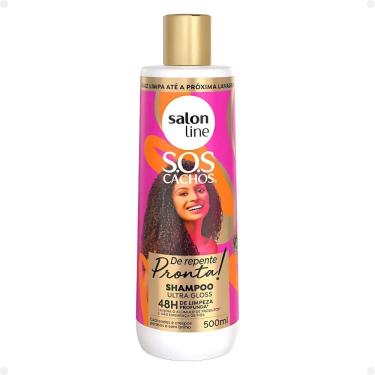 Imagem de Shampoo Ultra Gloss Salon Line Sos Cachos De Repente Pronta! 500ml