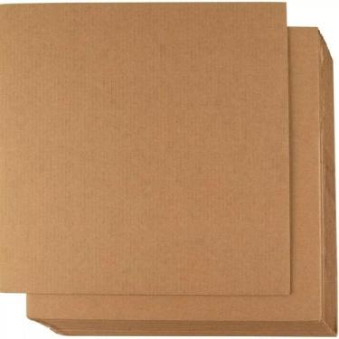 Imagem de 25 Chapas De Papelão 68cm X 65cm Resistente Espessura 3mm - EMBALLATUS