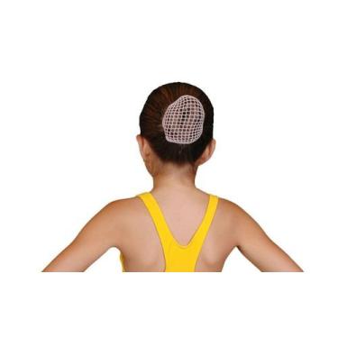 Imagem de Rede para coque cabelo ballet feel dance cores, Branco