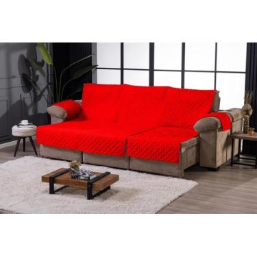 Imagem de Protetor Para Sofá Retrátil e Reclinável de 3 Módulos 2 Metros Com Elá