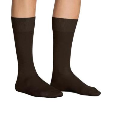 Imagem de Meia Feminina Selene Cano Longo Cinza - 501700, Preto, 34/39