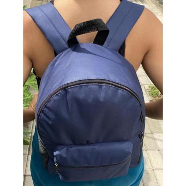 Imagem de Mochila Small Lisa Bolsa Escolar Trabalho Viagem Mala Faculdade Fut ma