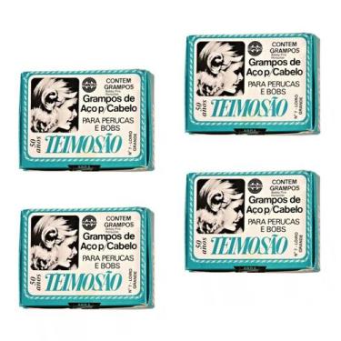 Imagem de Grampo Teimoso N7 Loiro Caixa C/100un Kit 03 Caixas Grandes Incolor, 0