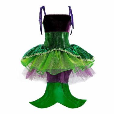 Imagem de Fantasia Sereia Vestido de Festa Infantil Luxo - Fantasias Carol CM, G