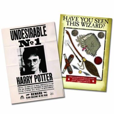 Imagem de Painel Harry Potter Decoração de Festa Aniversário Kit com 9 Peças - F