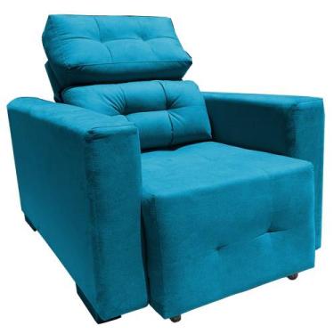 Imagem de  Cadeira Poltrona Reclinável Retrátil Isabelle Consultório Estética Fa