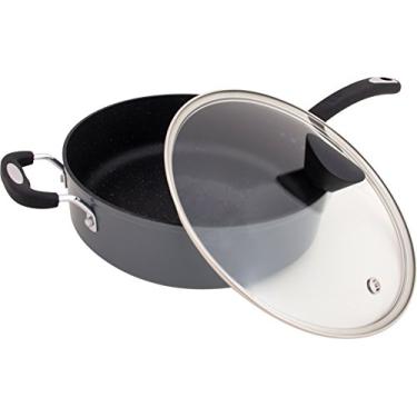 Imagem de Ozeri Forma de molho All-One Stone Earth 100% APEO, GenX, PFBS, PFOS, PFOA, NMP e revestimento alemão sem NEP, 5 L, cinza granito