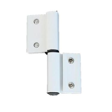 Imagem de Dobradica encaixe linha 25 suprema sd771 porta aluminio bran - VCB