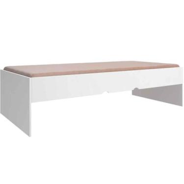 Imagem de Cama Solteiro Infanto Juvenil MDP Clara  - Phoenix Baby, Branco