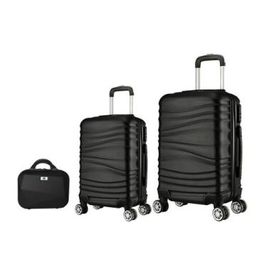 Imagem de Mala de Viagem Pequena Bordo 10kg, Grande C/ Frasqueira As67 - Eagle, 