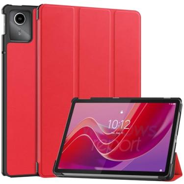 Imagem de Gylint Capa para Lenovo Tab M11/Tab K11 LTE 11 polegadas 2024 TB-330FU/TB-330XU, capa dobrável ultrafina de couro PU inteligente com suporte para Lenovo Tab M11 / K11 LTE/Xiaoxin Pad 2024 TB331FC