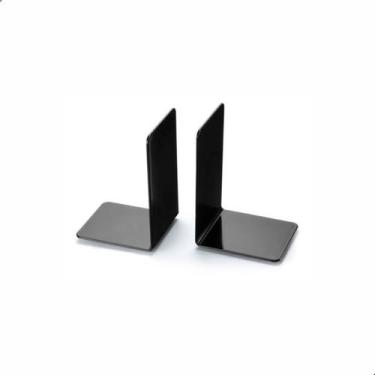 Imagem de Bibliocanto Aparador de Livros Acrílico Preto Com 2 - Maxcril