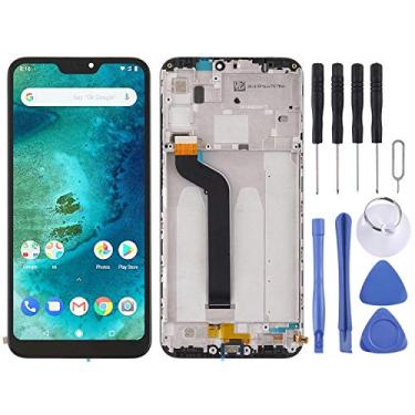Imagem de Substituição da tela móvel Tela TFT LCD para Xiaomi Redmi 6 Pro / A2 Lite Digitizer Montagem completa com quadro (preto) Ecrã LCD