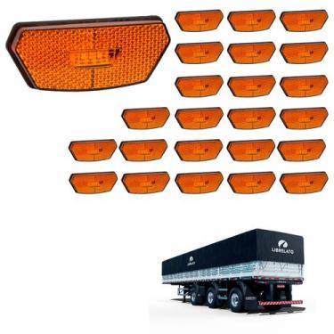 Imagem de 24 Lanterna Diamante Librelato LED Âmbar Saída Fios - DW Componentes