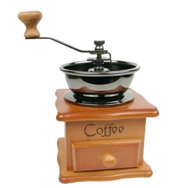 Imagem de Moedor De Café Manual Pequeno Moinho Com Regulagem De Moagem Triturador De Grãos Ajustável Portátil