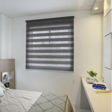 Imagem de Persiana Rolo Dupla (2,20Lar. x 2,50Alt.) Double Vision Tecido Translu