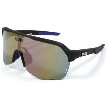 Imagem de Óculos de Sol Ciclismo Hupi Huez Preto e Roxo Fosco