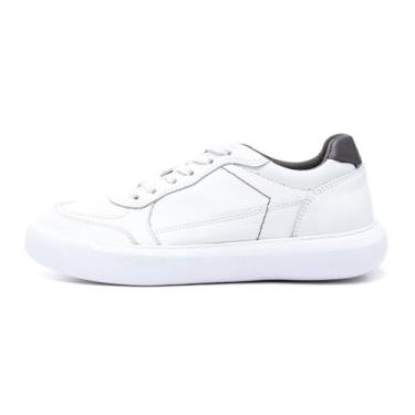 Imagem de Sapatênis Casual Masculino Branco Couro DIfranca - 670 - Franca Grife,