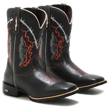 Imagem de Botas Masculinas Country Texana Bico Quadrado - RODRIGO BUENO BOTAS, P