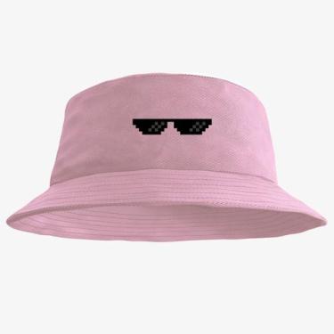 Imagem de Chapéu Bucket Hat Estampado Thug Life - MP Moda Masculina, Único, Rosa
