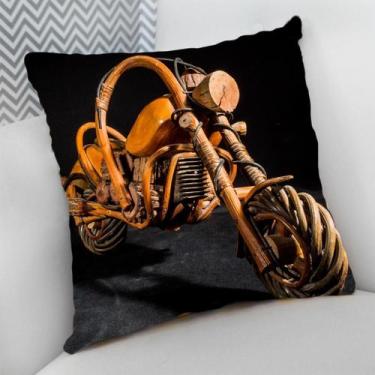 Imagem de Almofada Decorativa Cheia c/ Zíper Carros Motos Duas Quatro Rodas - De