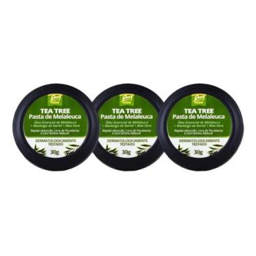 Imagem de Kit 3 Pomada Melaleuca Tea Tree 30g Vedis Para Acne