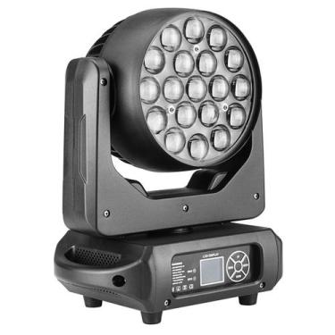 Imagem de Moving Head Com Zoom Mac Aura 19 Leds 15w Rgbw Dmx Strobo - LUMINOS