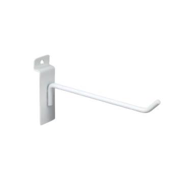 Imagem de 20 Ganchos De 10cm Branco Para Painel Canaletado - Bedetti