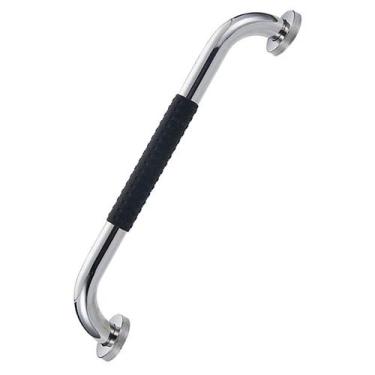 Imagem de Barra de Apoio Inox 60cm Suporte Antiderrapante Acessibilidade Idoso C